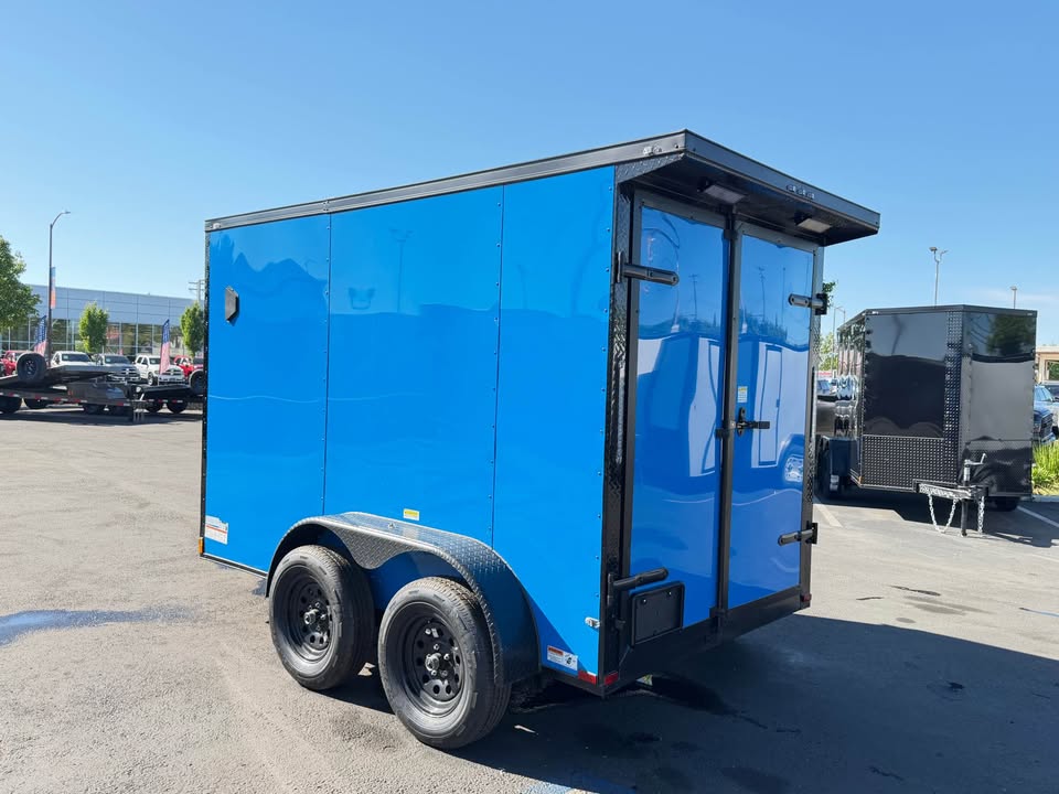 2026 Enclosed Cargo Utility Trailer 6x10ta trailer plus wall etrack