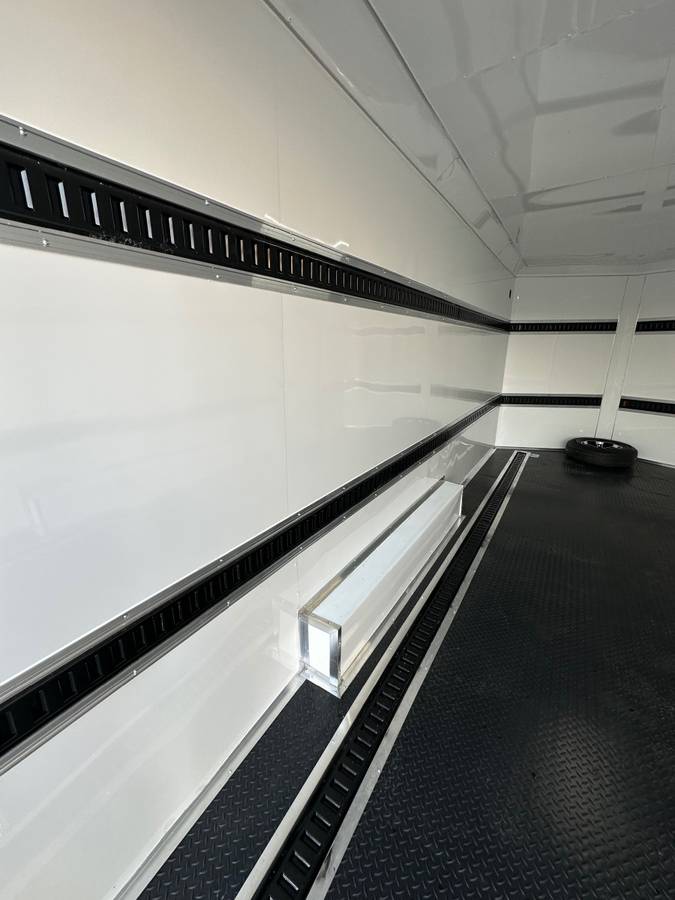2025 Maximum 8.5x18TA Enclosed Car Hauler Trailer 7.6FT interior