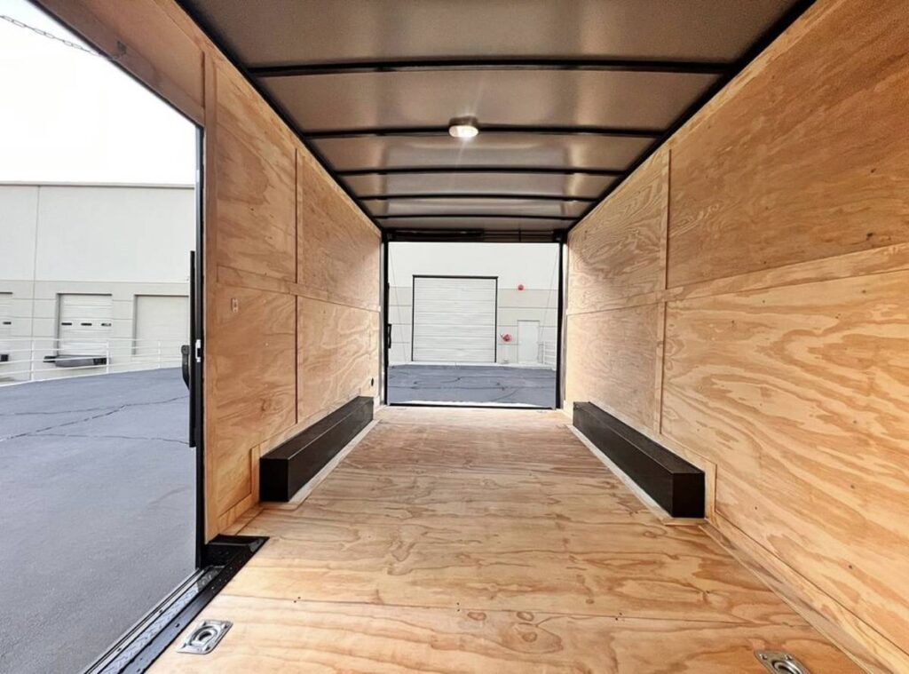 2025 Maximum Enclosed Cargo Car Hauler 8.5x16TA 7.6ft interior