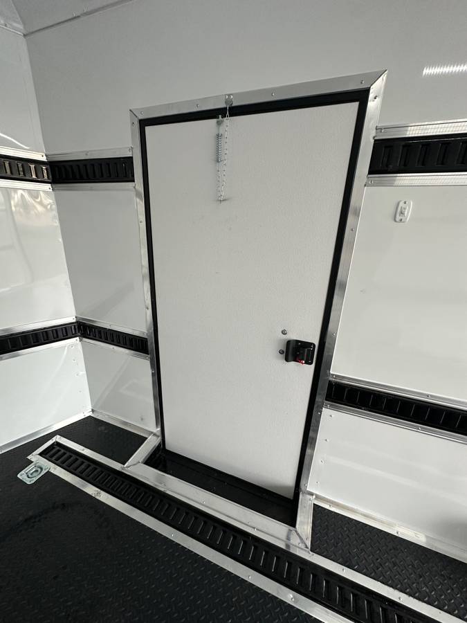 2025 Maximum 8.5x18TA Enclosed Car Hauler Trailer 7.6FT interior