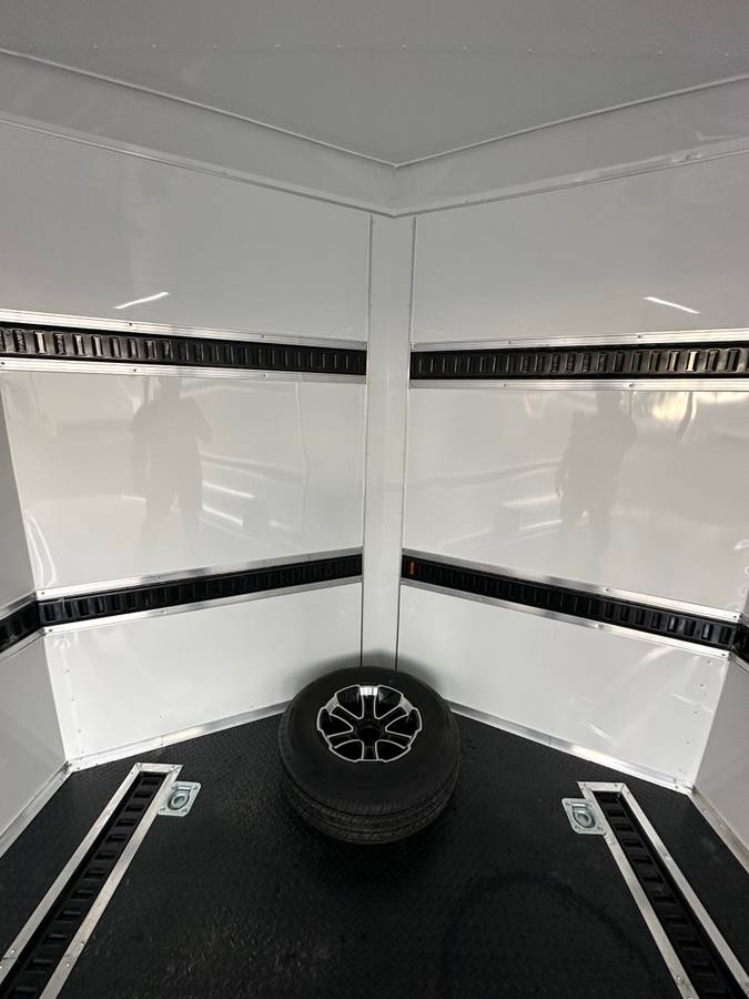 2025 Maximum 8.5x18TA Enclosed Car Hauler Trailer 7.6FT interior