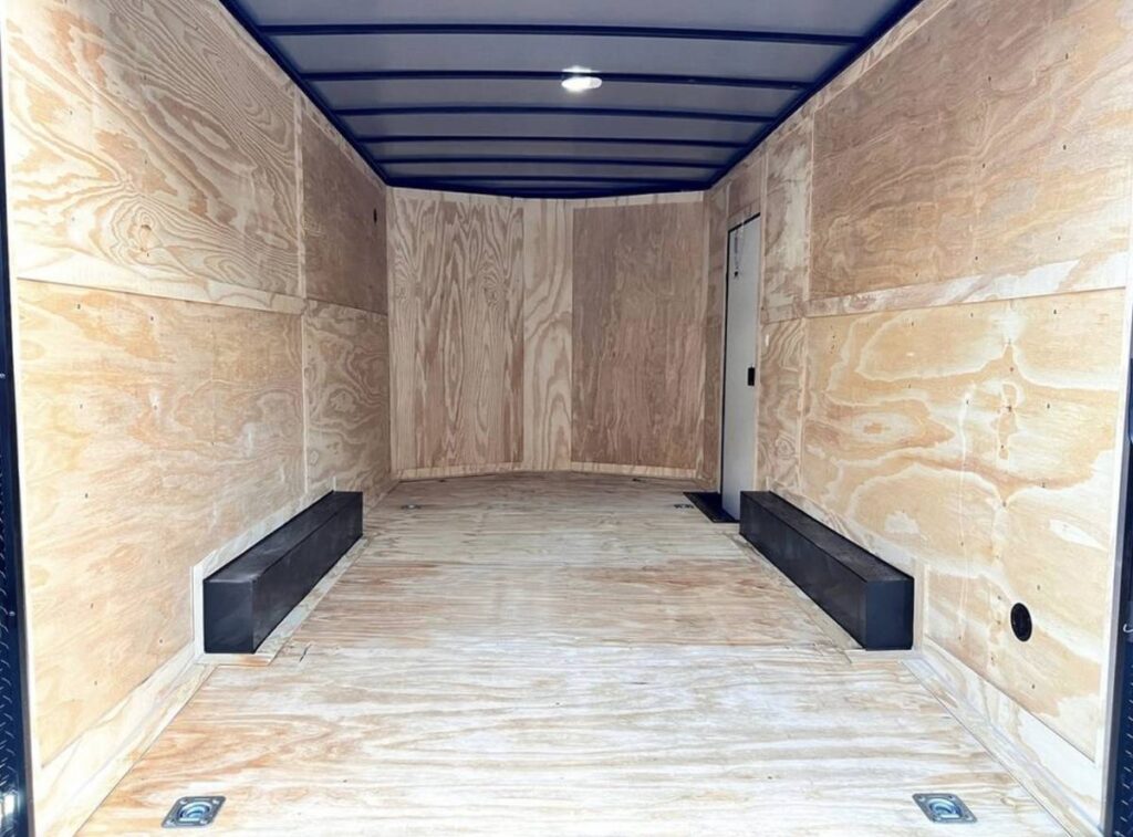 2025 Maximum Enclosed Cargo Car Hauler 8.5x16TA 7.6ft interior