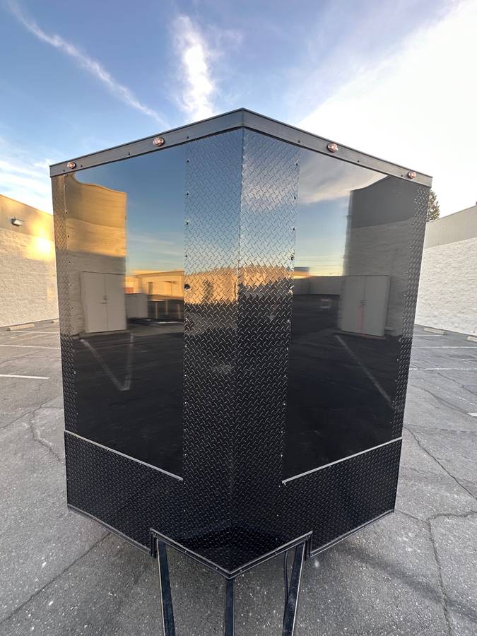 2025 Maximum 8.5x18TA Enclosed Car Hauler Trailer 7.6FT interior