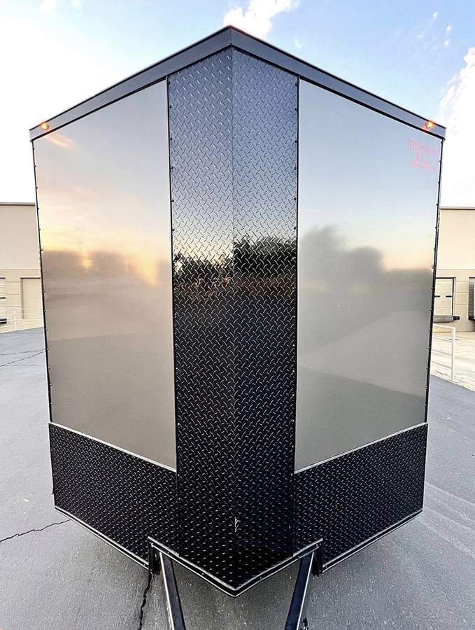 2025 Maximum Enclosed Cargo Car Hauler 8.5x16TA 7.6ft interior