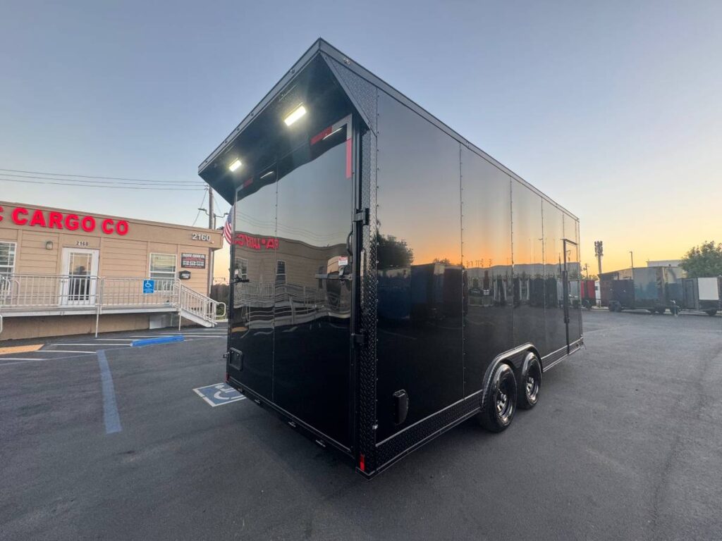 2025 Maximum Enclosed Car Hauler Cargo Trailer 8.5x20TA 8FT interior
