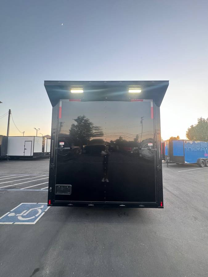 2025 Maximum Enclosed Car Hauler Cargo Trailer 8.5x20TA 8FT interior