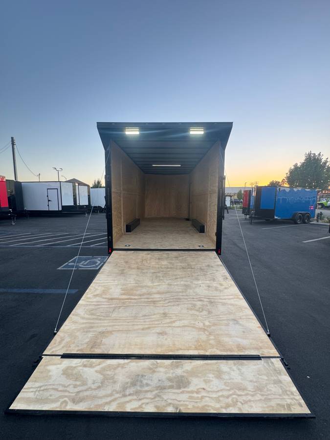 2025 Maximum Enclosed Car Hauler Cargo Trailer 8.5x20TA 8FT interior