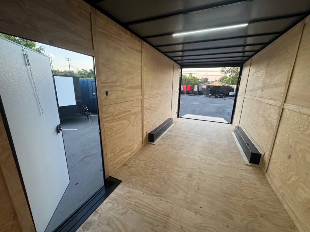 2025 Maximum Enclosed Car Hauler Cargo Trailer 8.5x20TA 8FT interior
