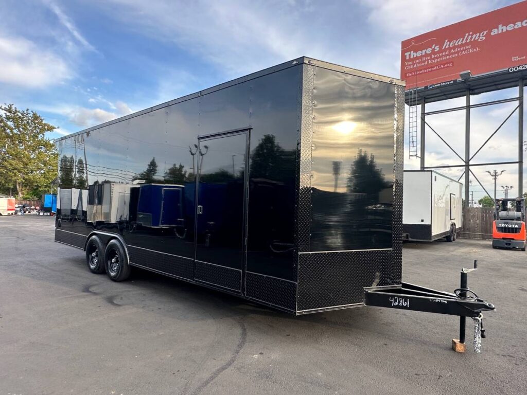 2025 Maximum Enclosed 8.5x24TA 8ft interior 7k axle Enclosed Cargo Car Hauler