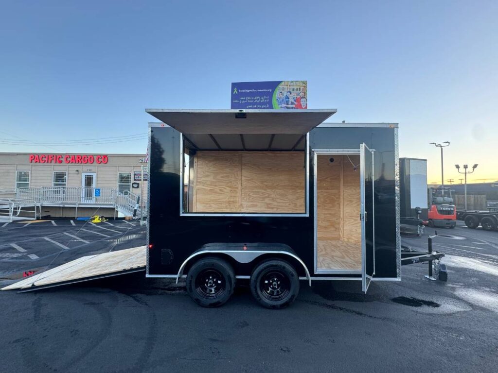 2025 Maximum 7x12TA Enclosed Cargo Trailer 7ft interior