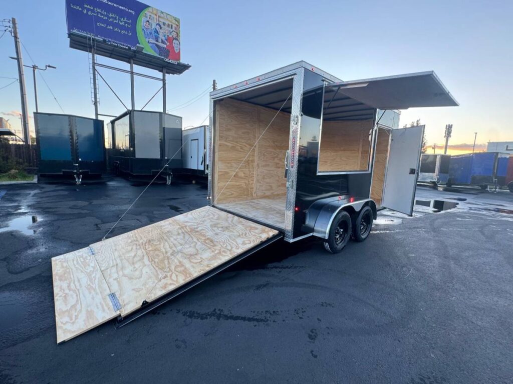 2025 Maximum 7x12TA Enclosed Cargo Trailer 7ft interior