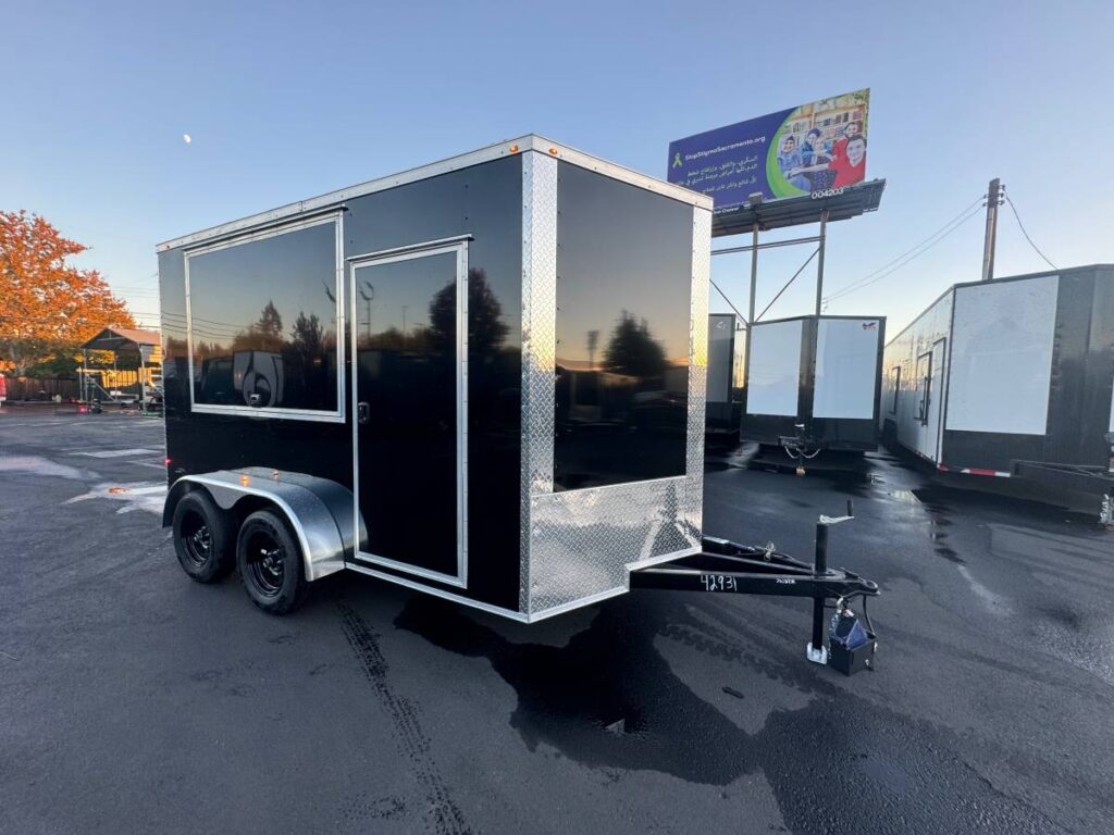 2025 Maximum 7x12TA Enclosed Cargo Trailer 7ft interior