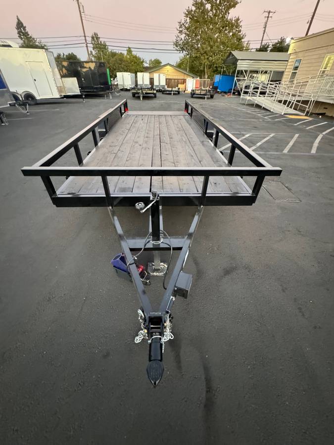 2024 Texoma 83x20TA 10k Wood Deck Utility Trailer