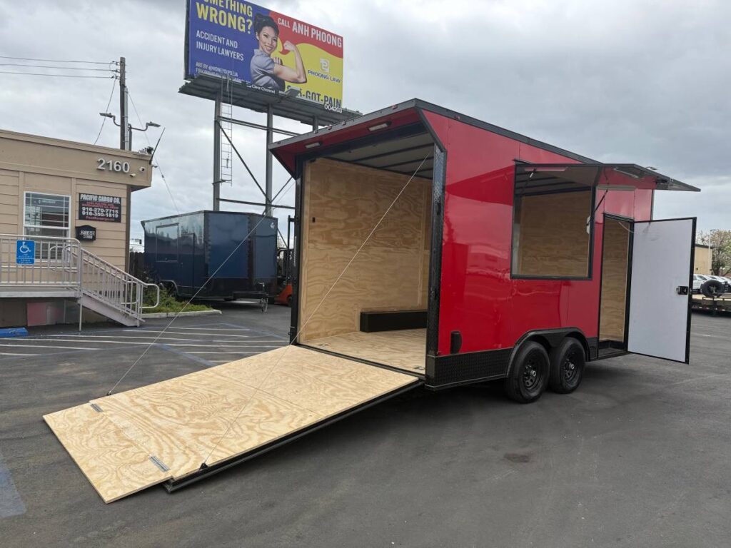 2025 Enclosed Cargo Carhauler 8.5x16TA 8Ft interior