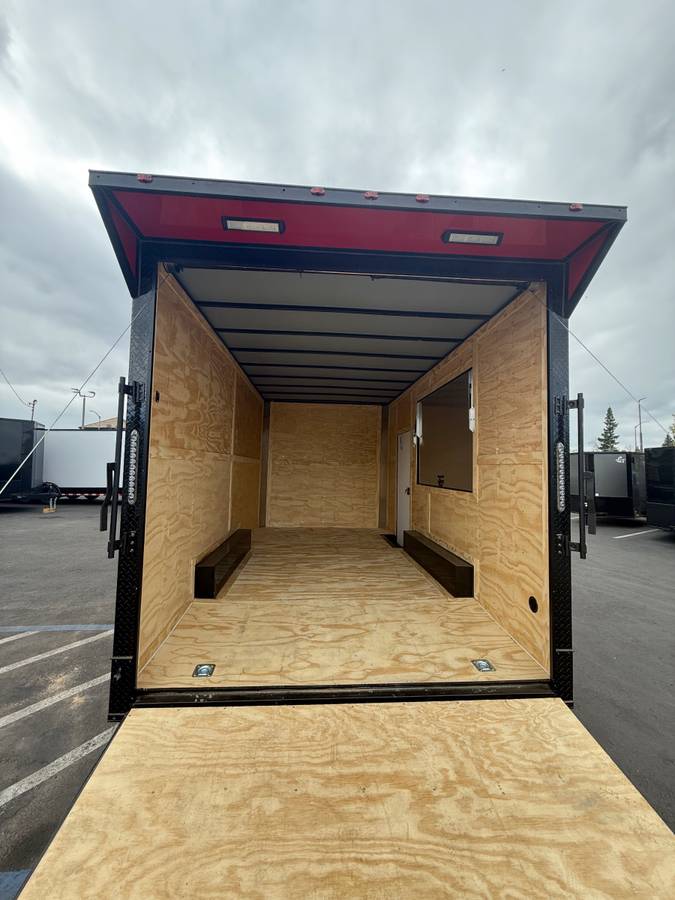 2025 Enclosed Cargo Carhauler 8.5x16TA 8Ft interior