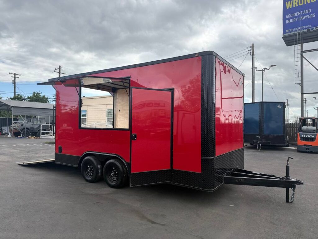 2025 Enclosed Cargo Carhauler 8.5x16TA 8Ft interior
