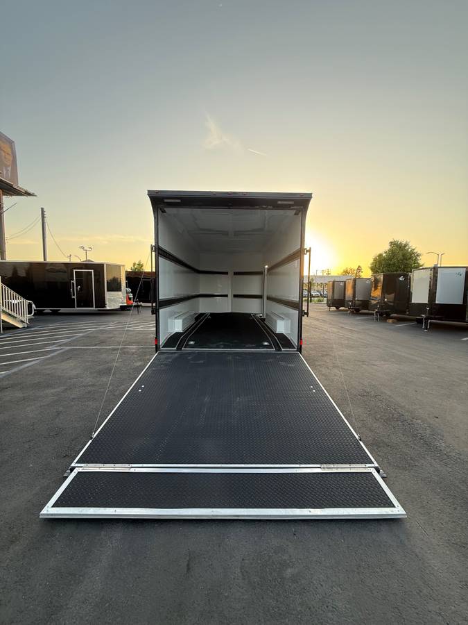 2025 Enclosed Carhauler 8.5x18TA 7.6ft interior 5k each axle