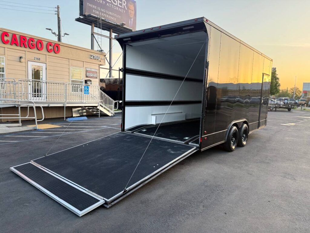 2025 Enclosed Carhauler 8.5x18TA 7.6ft interior 5k each axle
