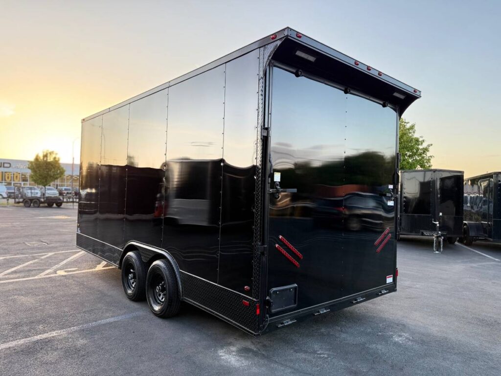 2025 Enclosed Carhauler 8.5x18TA 7.6ft interior 5k each axle