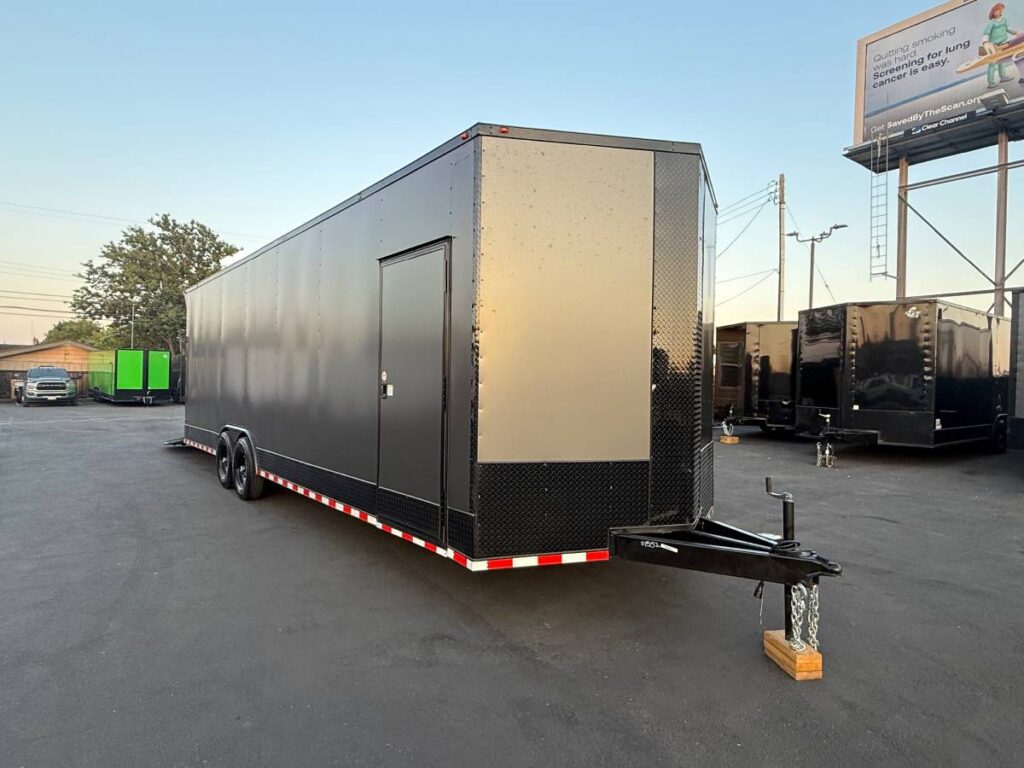 2025 Enclosed Carhauler 8.5x28TA 8ft interior 7k each axle