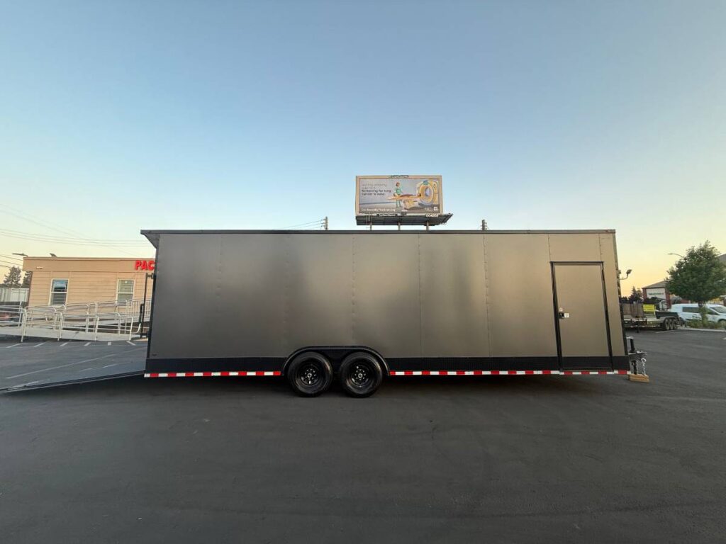 2025 Enclosed Carhauler 8.5x28TA 8ft interior 7k each axle