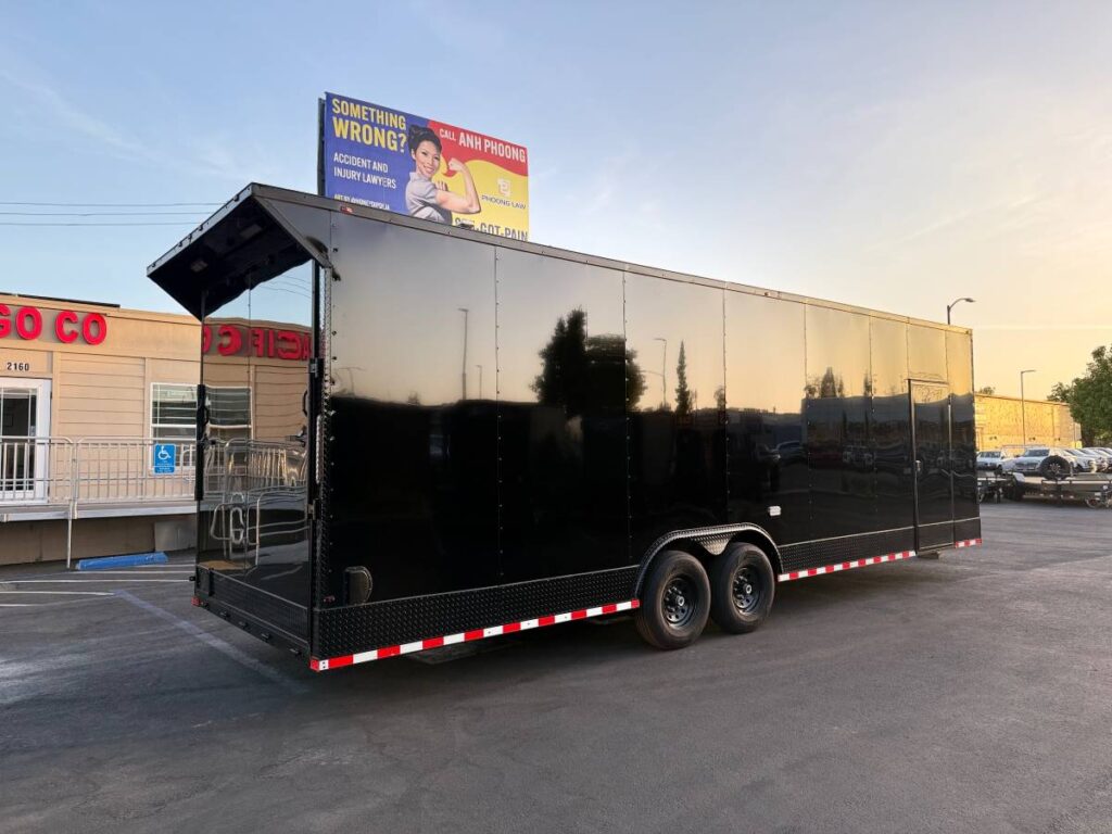 2025 Enclosed Carhauler 8.5x28TA 8ft interior 7k axle