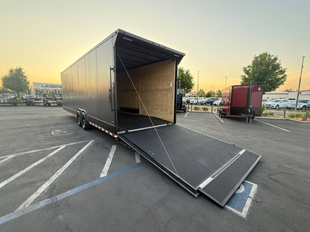 2025 Enclosed Carhauler 8.5x28TA 8ft interior 7k each axle