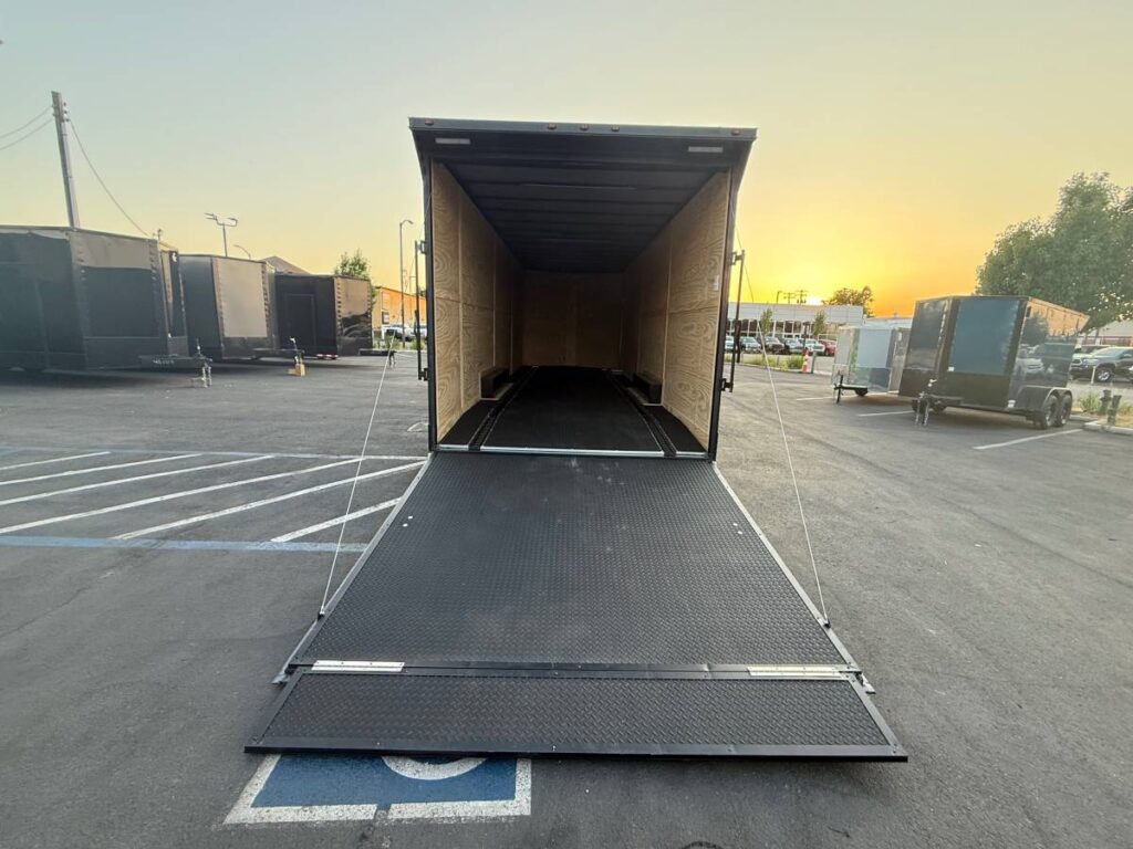 2025 Enclosed Carhauler 8.5x28TA 8ft interior 7k each axle