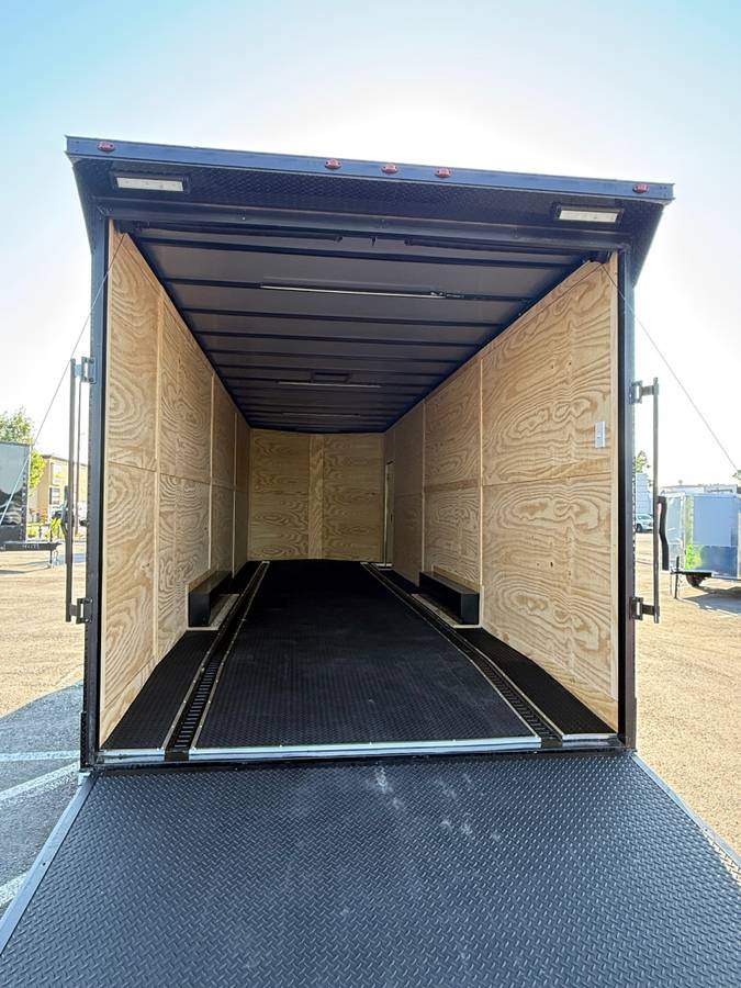 2025 Enclosed Carhauler 8.5x28TA 8ft interior 7k each axle