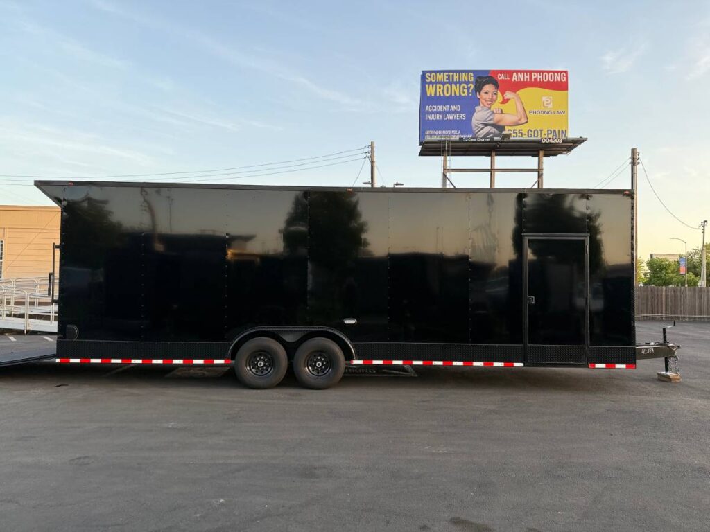 2025 Enclosed Carhauler 8.5x28TA 8ft interior 7k axle