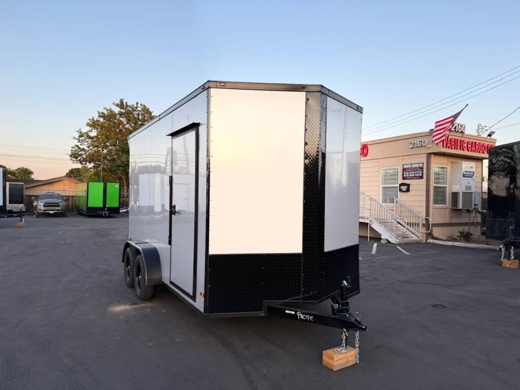 2025 Enclosed Cargo Trailer 7x14TA 7.6ft interior