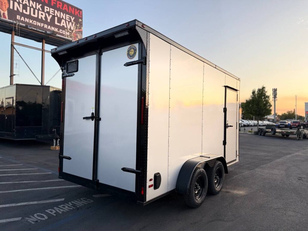 2025 Enclosed Cargo Trailer 7x14TA 7.6ft interior