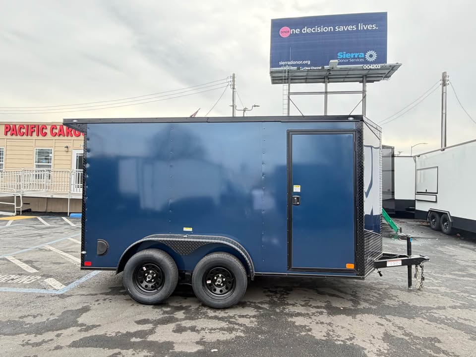Brand New 2025 – 6×12 Tandem Axle Enclosed Cargo Trailer