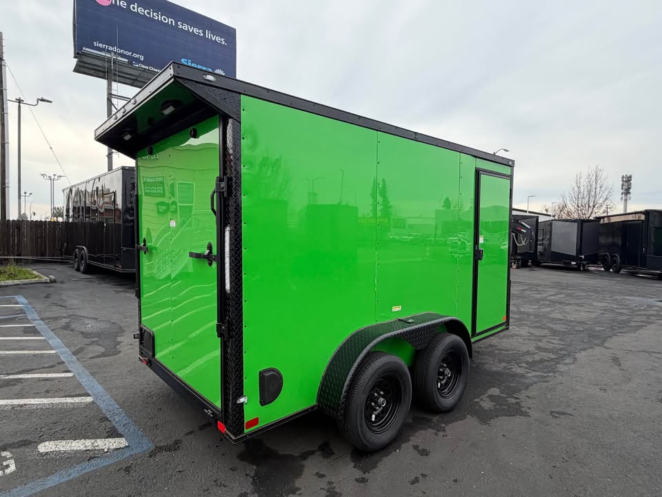 Brand New 2025 – 6×12 Tandem Axle Enclosed Cargo Trailer