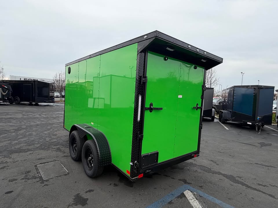 Brand New 2025 – 6×12 Tandem Axle Enclosed Cargo Trailer