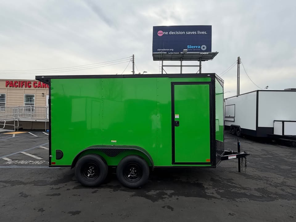 Brand New 2025 – 6×12 Tandem Axle Enclosed Cargo Trailer