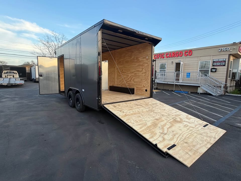 2026 Enclosed Carhauler Cargo Trailer 8.5x16ta utility cargo trailer