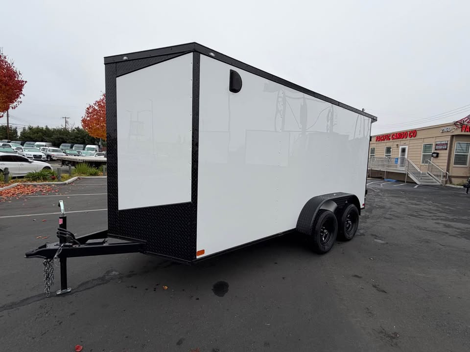2026 6x14 TA 2026 6x14TA Enclosed Cargo Trailer White — photo 2 of 11