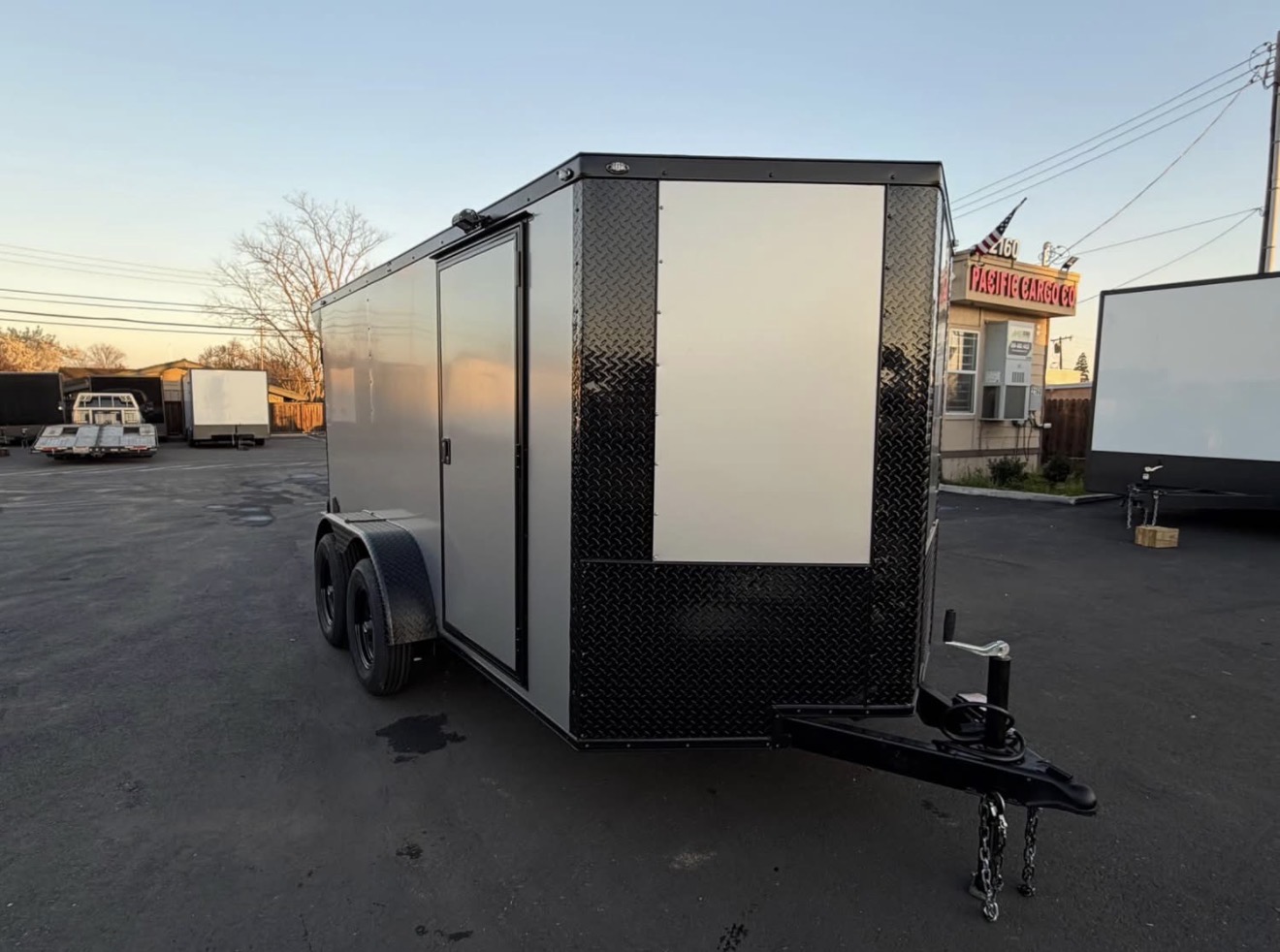 2026 6x12 TA 2026 6x12TA Enclosed Cargo Trailer Silver — photo 2 of 11