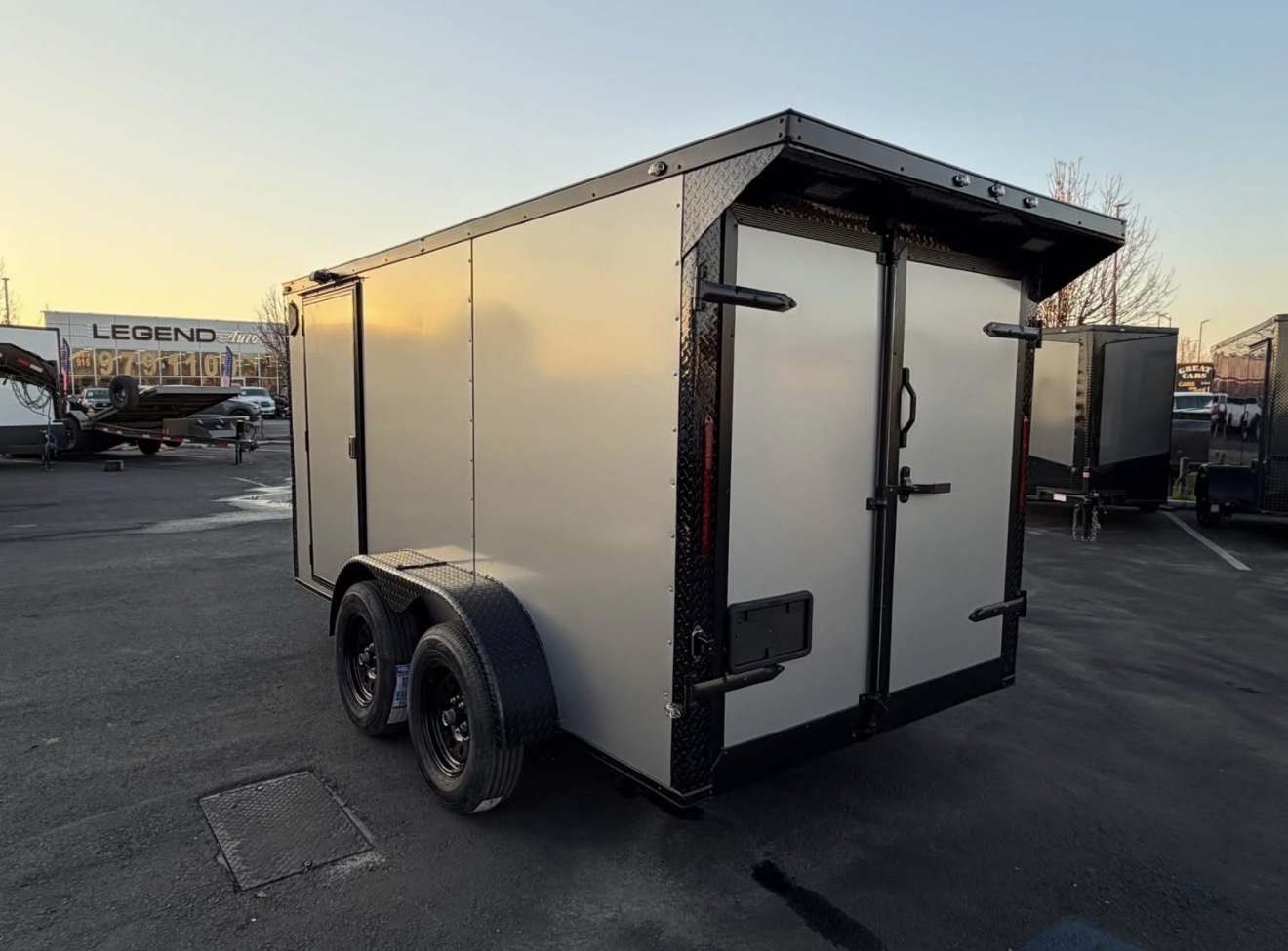 2026 6x12 TA 2026 6x12TA Enclosed Cargo Trailer Silver — photo 9 of 11
