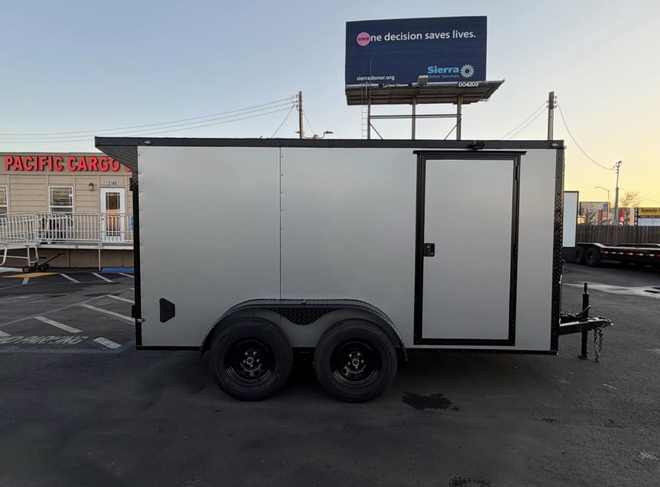 2026 6x12 TA 2026 6x12TA Enclosed Cargo Trailer Silver — photo 7 of 11
