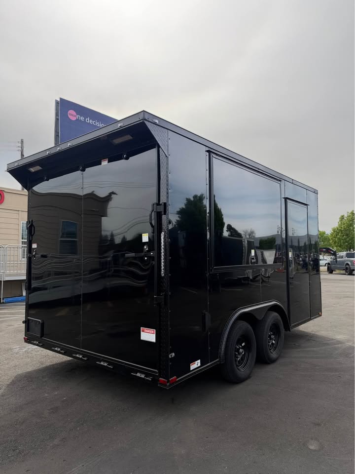 2026 8.5x14 TA 2026 Enclosed Trailer Carhauler/Concession 8.5x14TA Black — photo 5 of 5