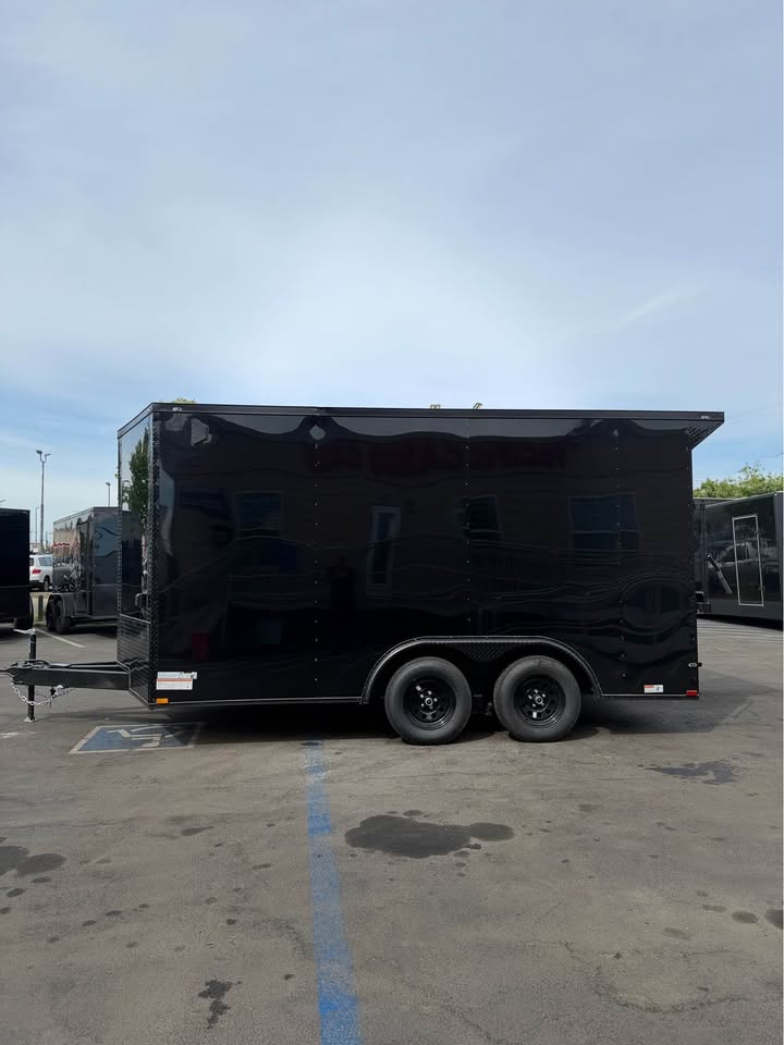 2026 8.5x14 TA 2026 Enclosed Trailer Carhauler/Concession 8.5x14TA Black — photo 4 of 5