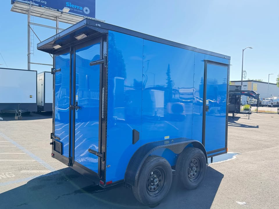 2026 Enclosed Cargo Utility Trailer 6x10ta trailer plus wall etrack