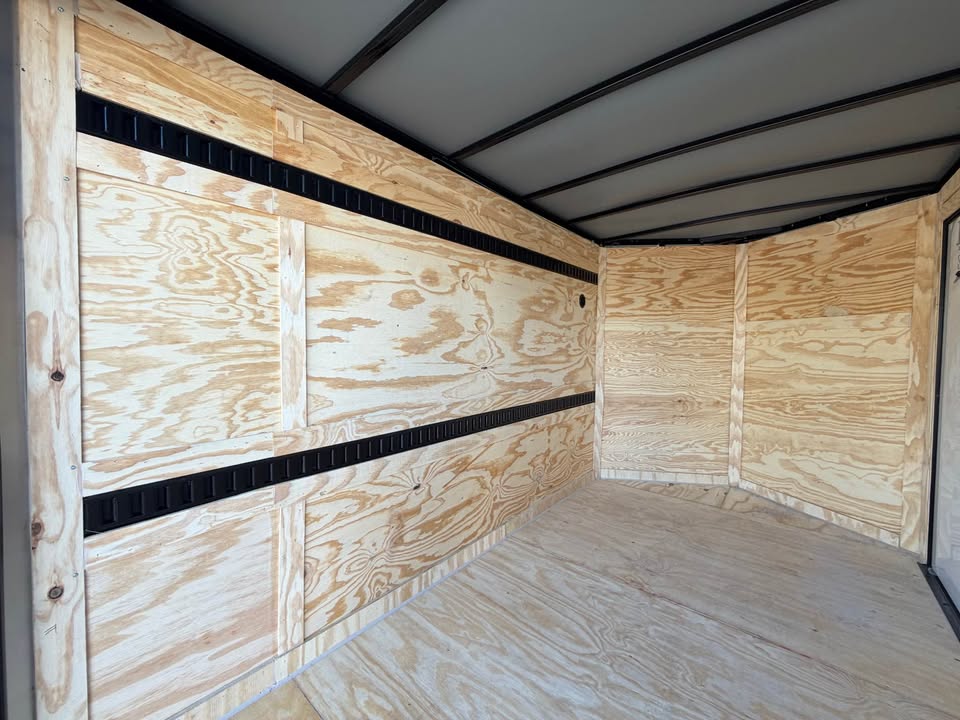 2026 Enclosed Cargo Utility Trailer 6x10ta trailer plus wall etrack