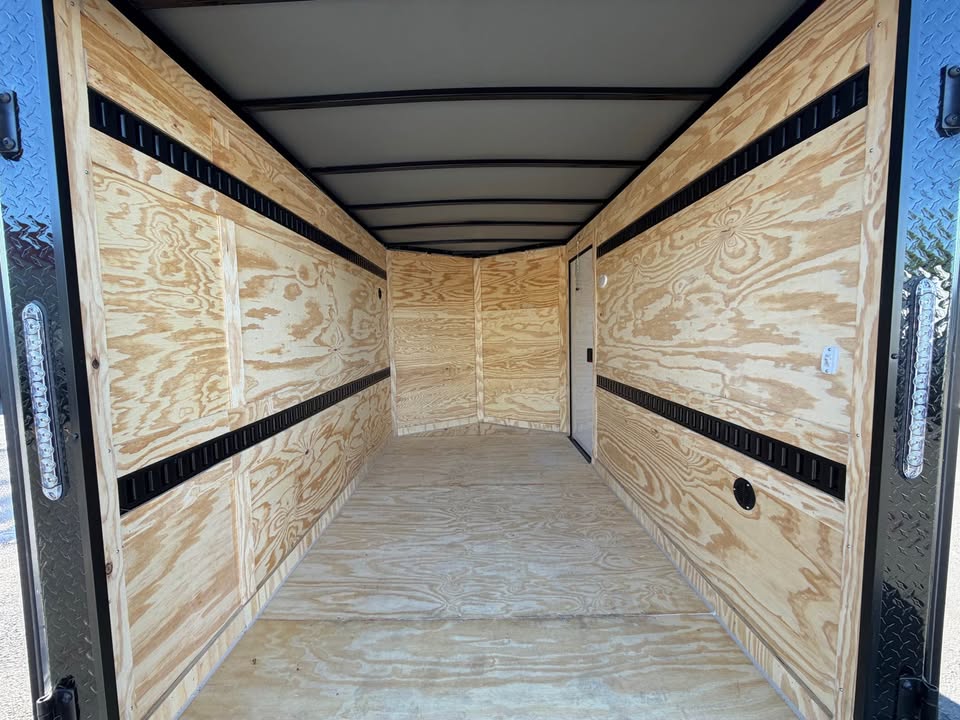 2026 Enclosed Cargo Utility Trailer 6x10ta trailer plus wall etrack