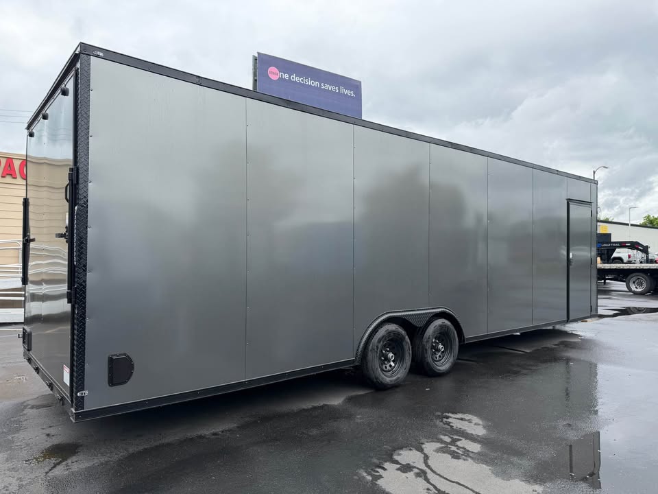 2026 8.5x28 TA 2026 Enclosed Carhauler Toyhauler 8.5x28ta utility cargo trailer Choarcal — photo 4 of 14