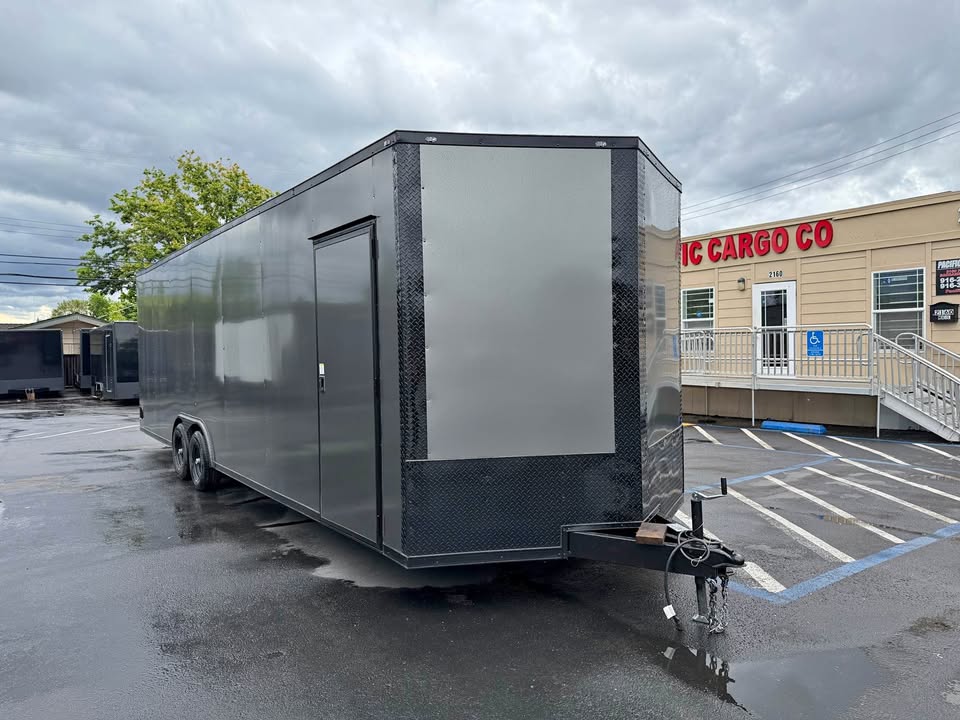 2026 Enclosed Carhauler Toyhauler 8.5x28ta utility cargo trailer