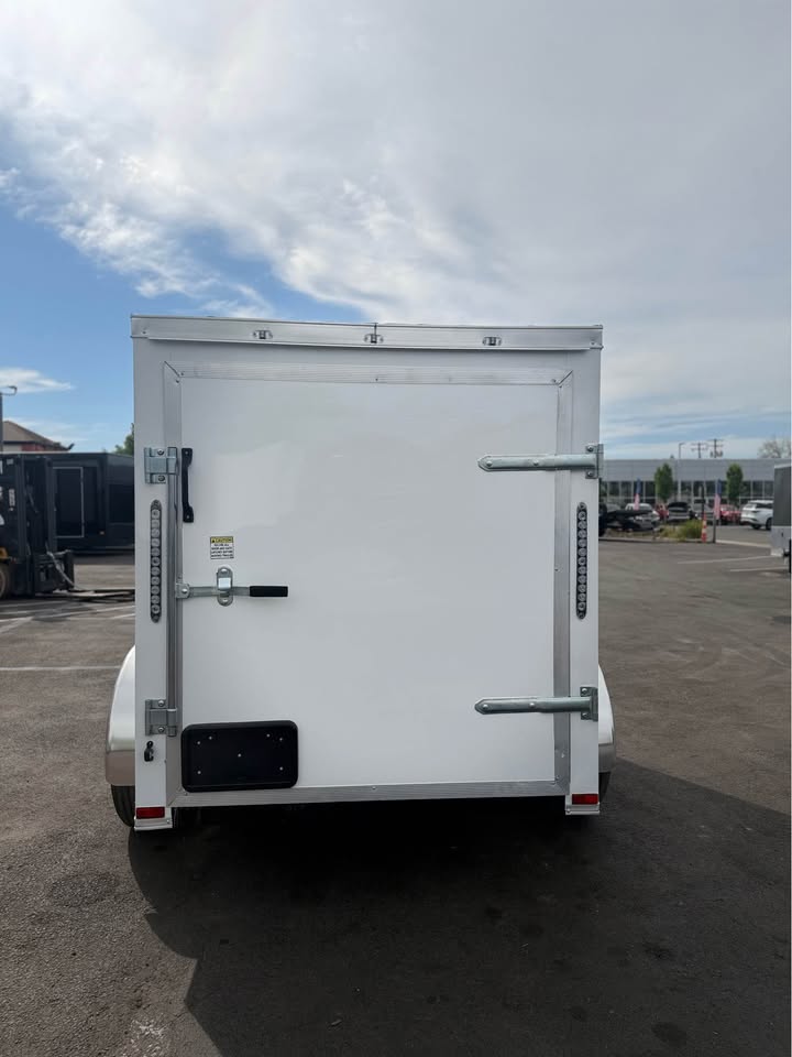 2026 5x8 SA 2026 5x8SA Enclosed Cargo Trailer White — photo 6 of 8