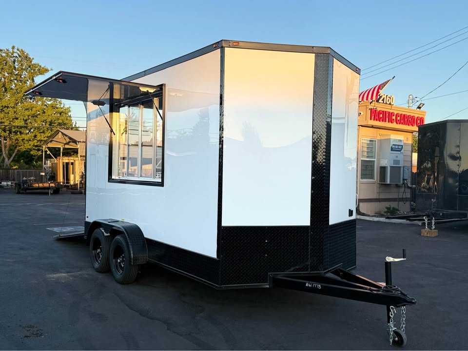 Enclosed Concession Trailer 7x14ta concession trailer